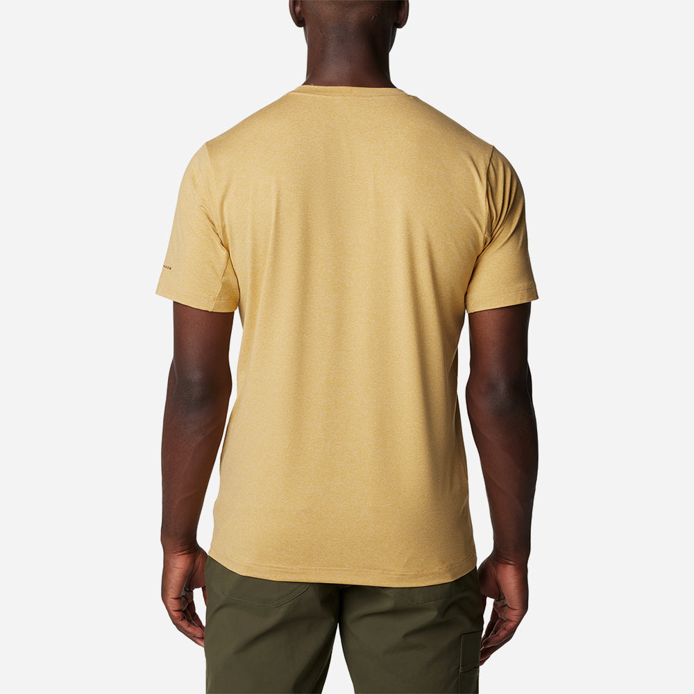 Áo Thun Tay Ngắn Nam Columbia Tech Trail™ Neck II - Vàng - Supersports Vietnam