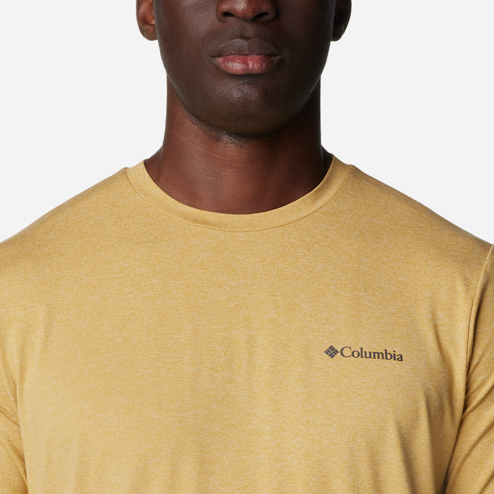 Áo Thun Tay Ngắn Nam Columbia Tech Trail™ Neck Ii - Vàng - Supersports Vietnam