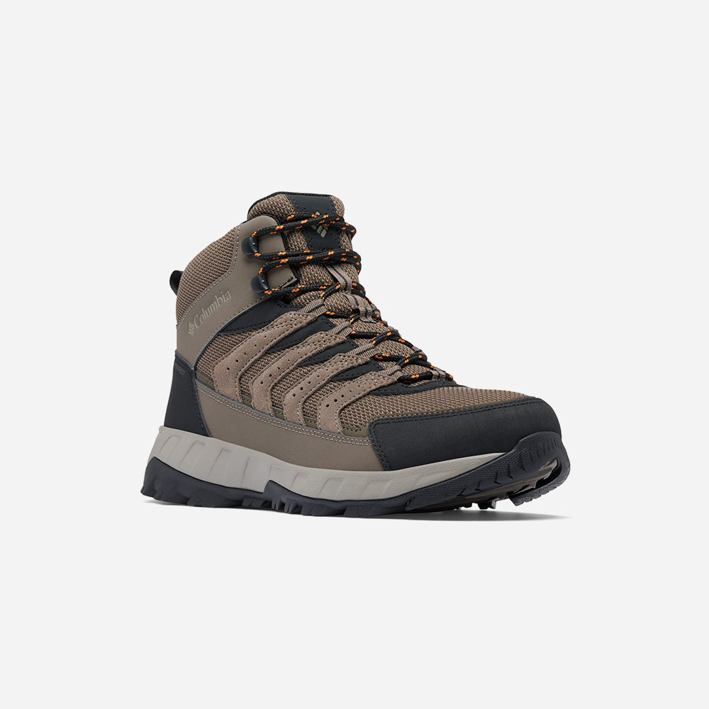 Giày Chạy Trail Nam Columbia Strata Trail™ Mid Waterproof - Nâu - Supersports Vietnam