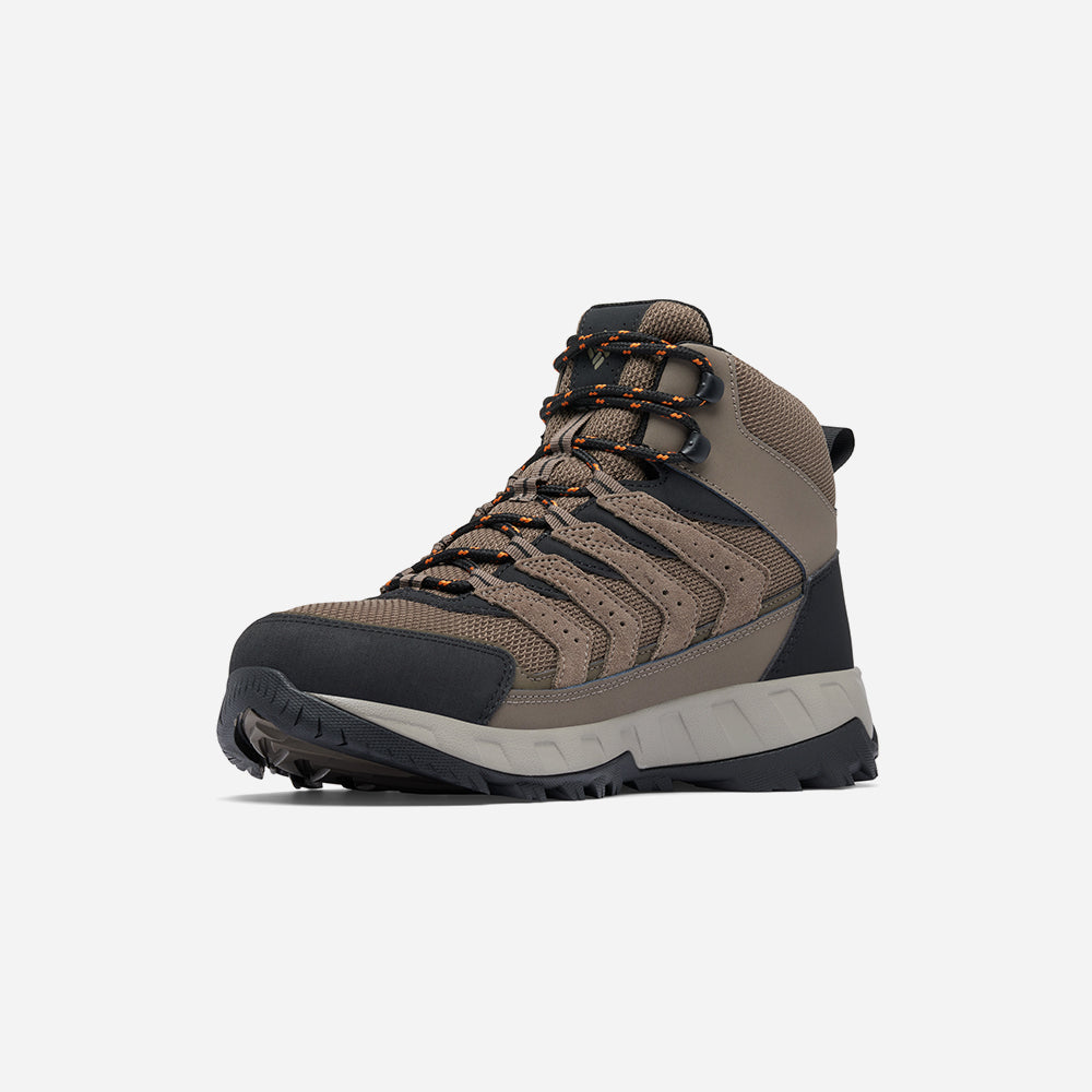 Giày Chạy Trail Nam Columbia Strata Trail™ Mid Waterproof - Nâu - Supersports Vietnam