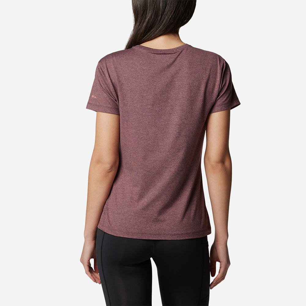 Áo Thun Tay Ngắn Nữ Columbia Sloan Ridge™ Graphic - Tím - Supersports Vietnam