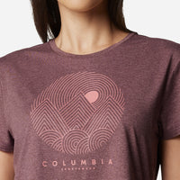 Áo Thun Tay Ngắn Nữ Columbia Sloan Ridge™ Graphic - Tím - Supersports Vietnam