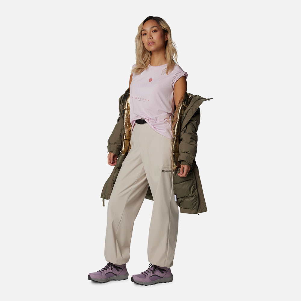 Áo Thun Tay Ngắn Nữ Columbia Sloan Ridge™ Graphic - Hồng - Supersports Vietnam