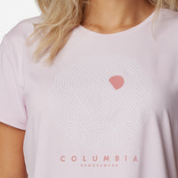 Áo Thun Tay Ngắn Nữ Columbia Sloan Ridge™ Graphic - Hồng - Supersports Vietnam