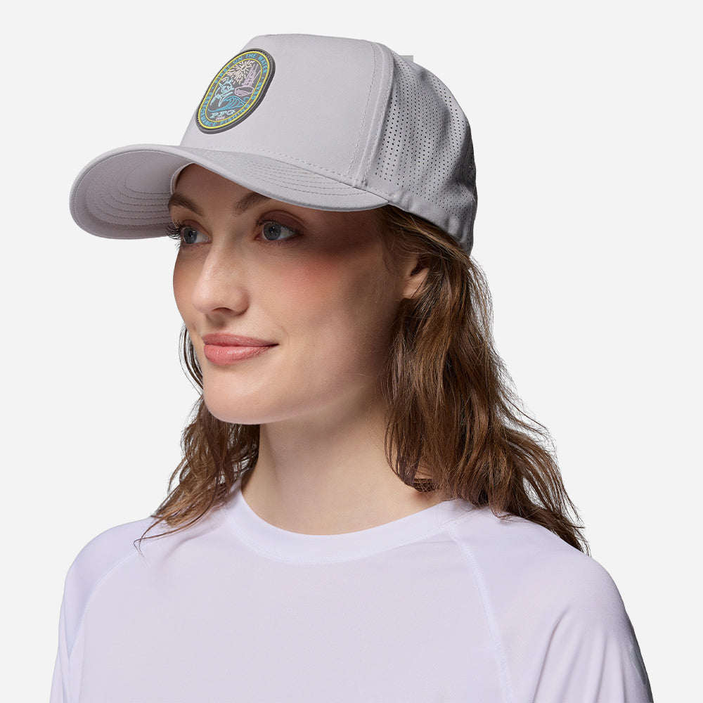 Mũ Lưỡi Trai Columbia Pfg Elite™ 3D Stretch Snap Back - Xám - Supersports Vietnam