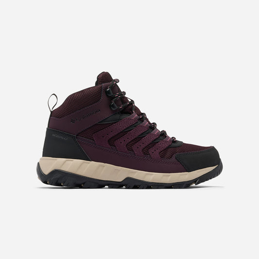 Giày Chạy Trail Nữ Columbia Strata Trail™ Mid Waterproof - Đỏ - Supersports Vietnam