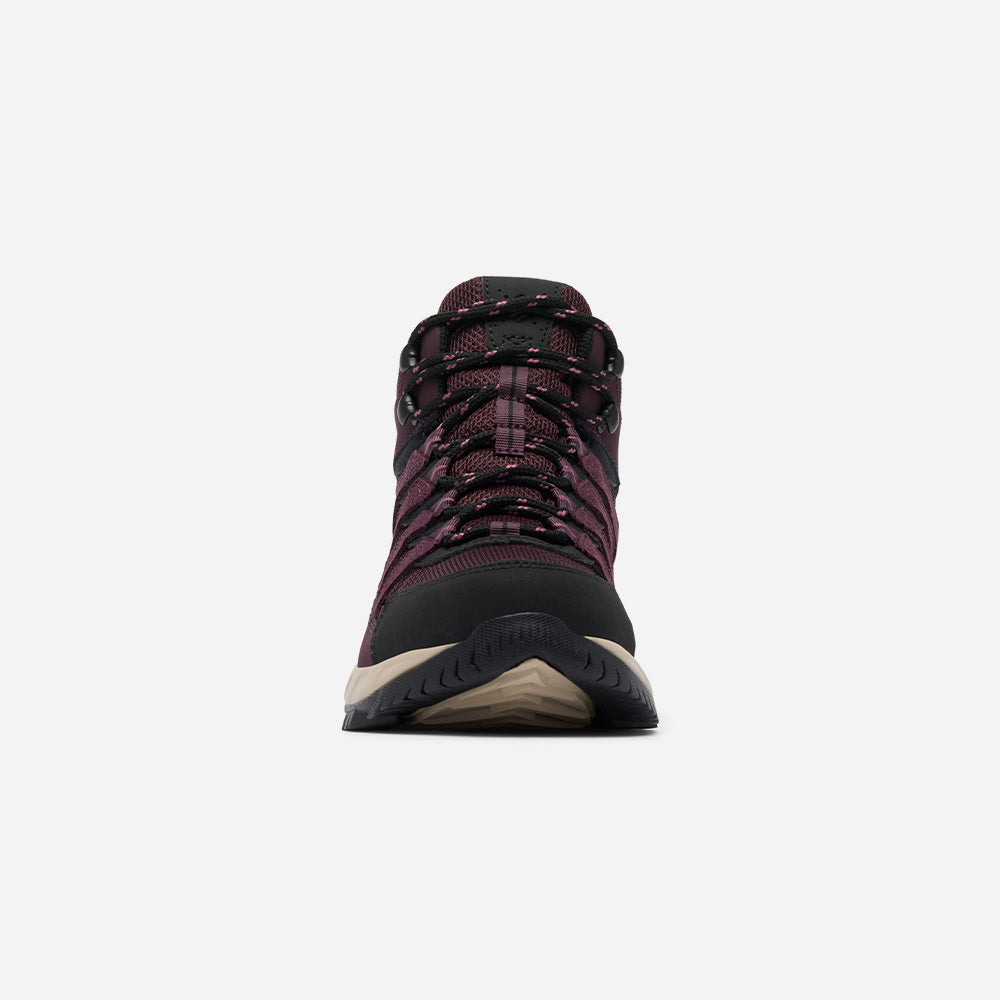 Giày Chạy Trail Nữ Columbia Strata Trail™ Mid Waterproof - Đỏ - Supersports Vietnam