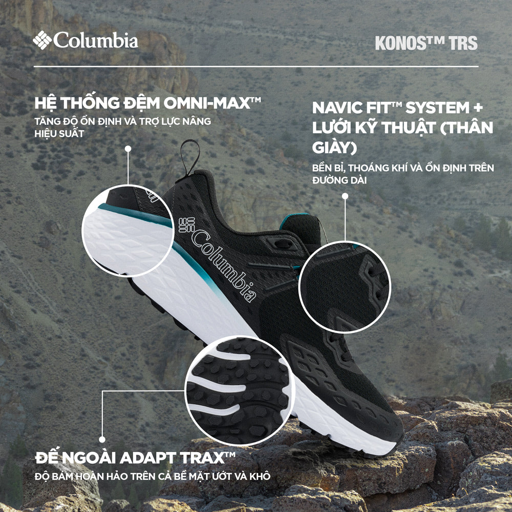 Giày Chạy Trail Nam Columbia Konos™ Trs - Đen - Supersports Vietnam