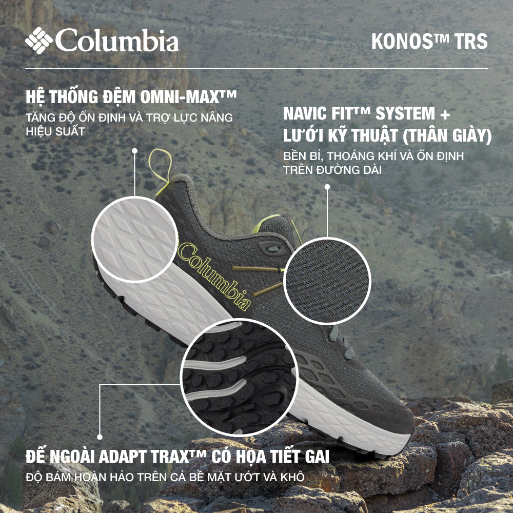 Giày Chạy Trail Nam Columbia Konos™ Trs - Xám