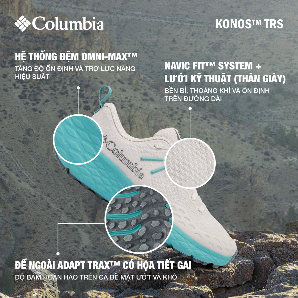 Giày Thể Thao Đa Năng Nữ Columbia Konos™ Trs - Xám - Supersports Vietnam