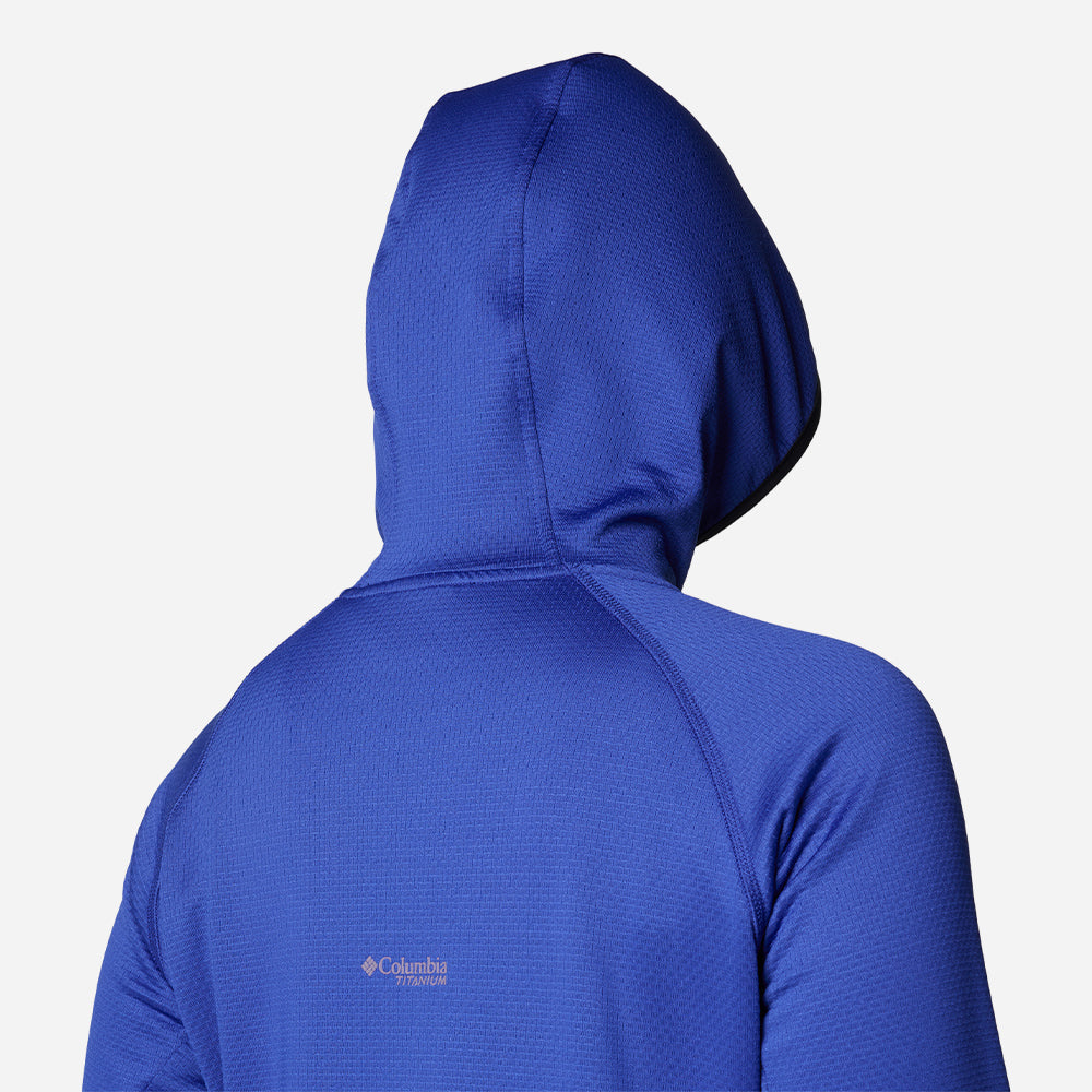 Áo Khoác Nữ Columbia Triple Canyon™ Grid Fleece Hooded Fz - Xanh Dương - Supersports Vietnam