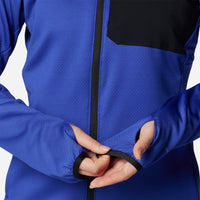 Áo Khoác Nữ Columbia Triple Canyon™ Grid Fleece Hooded Fz - Xanh Dương - Supersports Vietnam