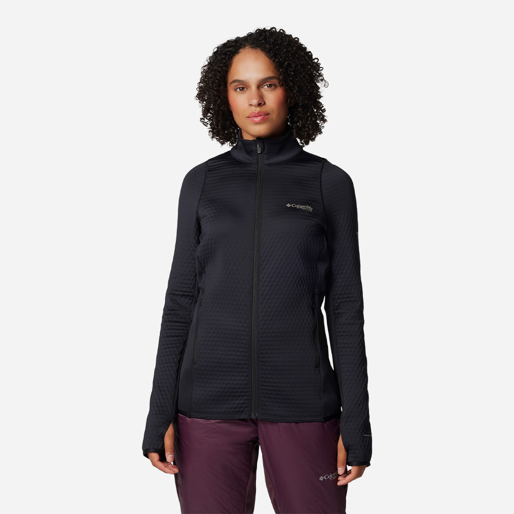 Áo Khoác Nữ Columbia Triple Canyon™ Grid Fleece Fz - Đen - Supersports Vietnam