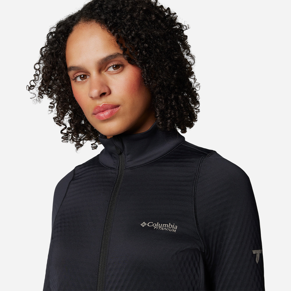 Áo Khoác Nữ Columbia Triple Canyon™ Grid Fleece Fz - Đen - Supersports Vietnam