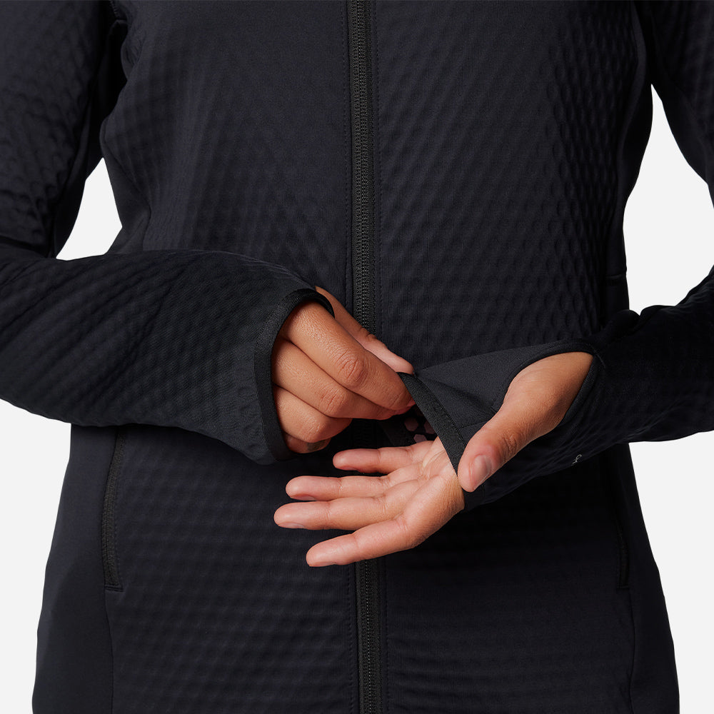 Áo Khoác Nữ Columbia Triple Canyon™ Grid Fleece Fz - Đen - Supersports Vietnam