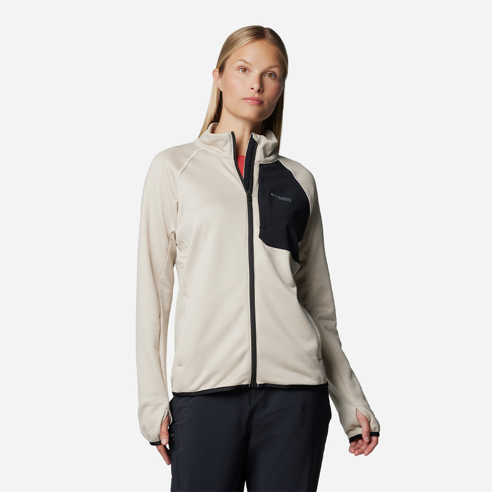 Áo Khoác Nữ Columbia Triple Canyon™ Grid Fleece Fz - Be - Supersports Vietnam