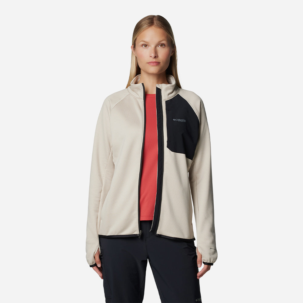 Áo Khoác Nữ Columbia Triple Canyon™ Grid Fleece Fz - Be - Supersports Vietnam