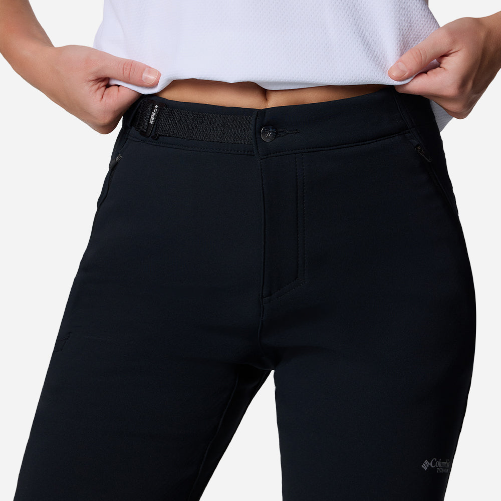 Quần Dài Thể Thao Nữ Columbia Vast Canyon™ Omni-Heat™ Infinity Softshell - Đen - Supersports Vietnam