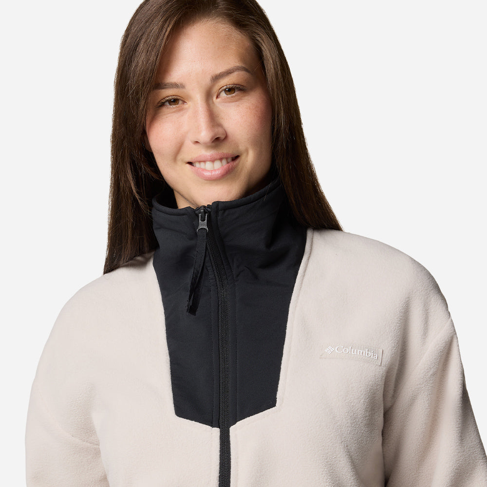 Áo Khoác Nữ Columbia Sequoia Grove™ Full Zip Fleece - Be - Supersports Vietnam