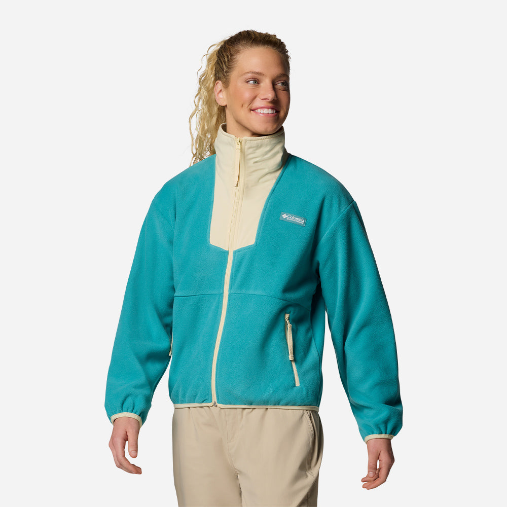 Áo Khoác Nữ Columbia Sequoia Grove™ Full Zip Fleece - Xanh Dương - Supersports Vietnam