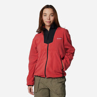 Áo Khoác Nữ Columbia Sequoia Grove™ Full Zip Fleece - Đỏ - Supersports Vietnam