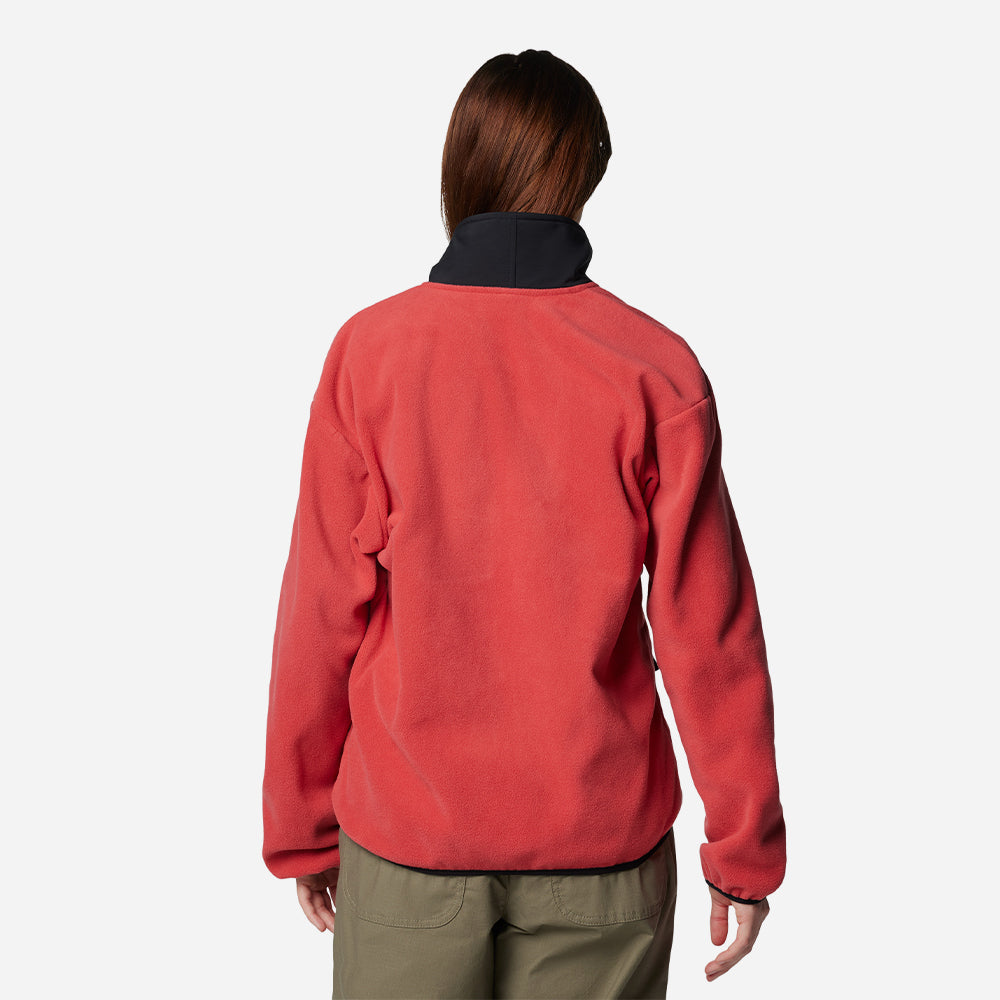 Áo Khoác Nữ Columbia Sequoia Grove™ Full Zip Fleece - Đỏ - Supersports Vietnam