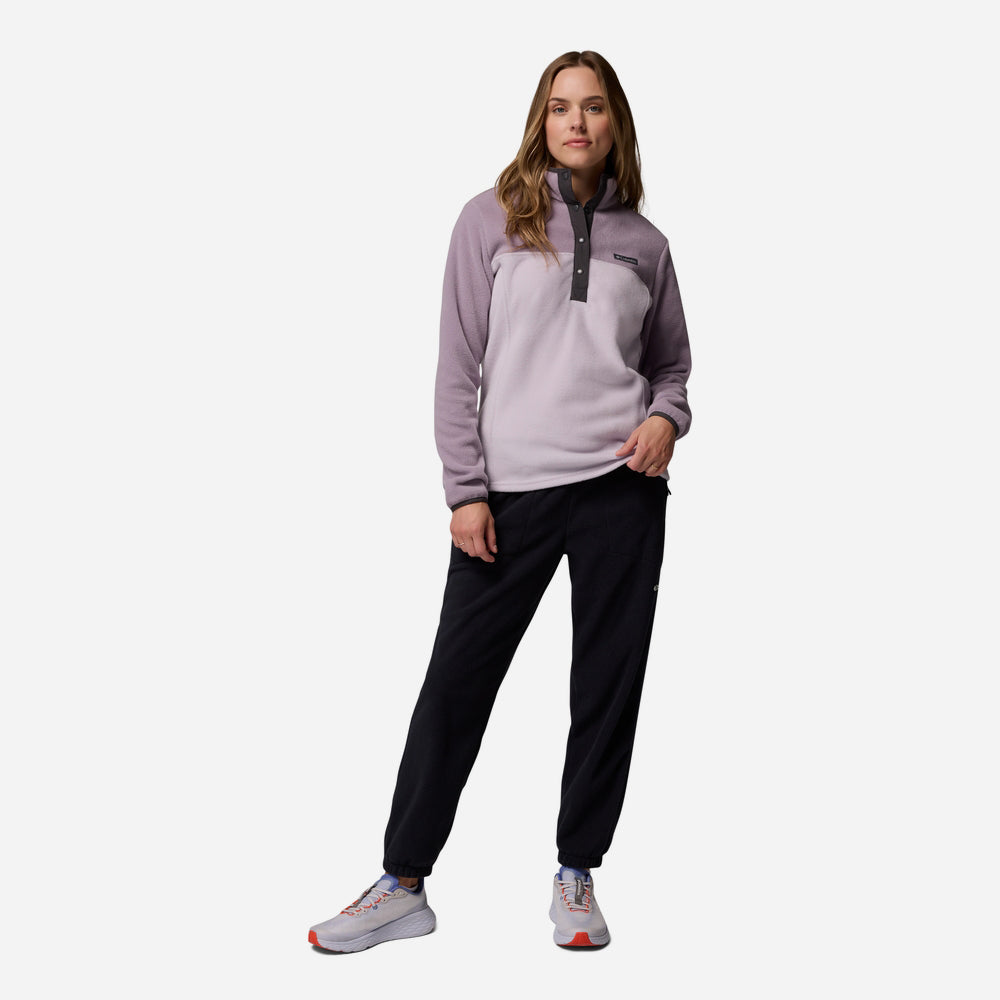 Áo Nỉ Nữ Columbia Benton Springs™ Half Snap Fleece II - Tím - Supersports Vietnam