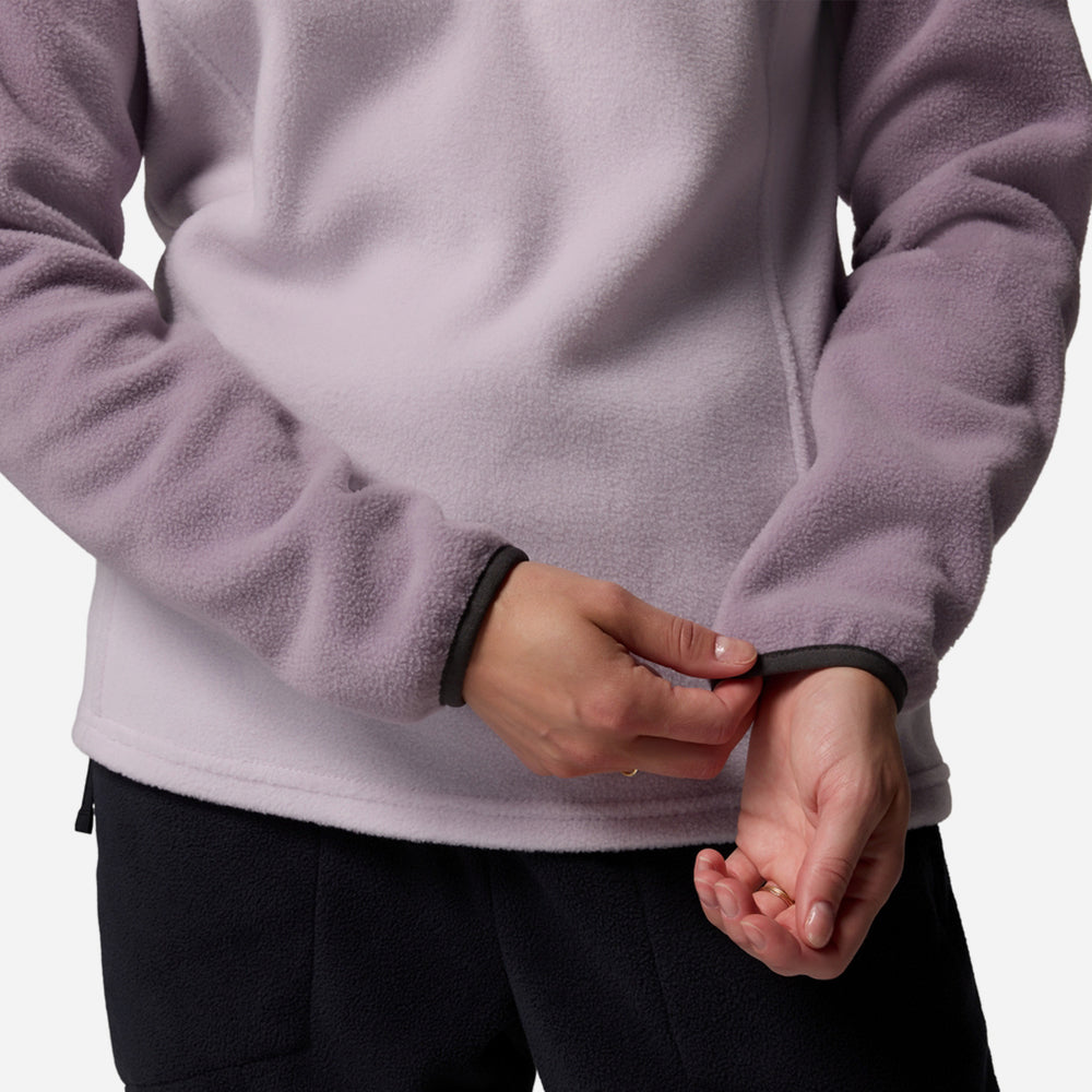 Áo Nỉ Nữ Columbia Benton Springs™ Half Snap Fleece II - Tím - Supersports Vietnam