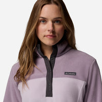 Áo Nỉ Nữ Columbia Benton Springs™ Half Snap Fleece II - Tím - Supersports Vietnam