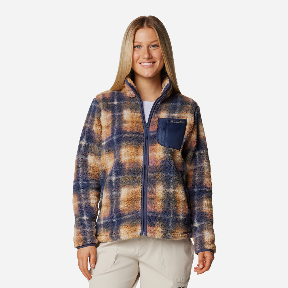 Áo Khoác Nữ Columbia West Bend™ Print Full Zip Ii - Cam - Supersports Vietnam