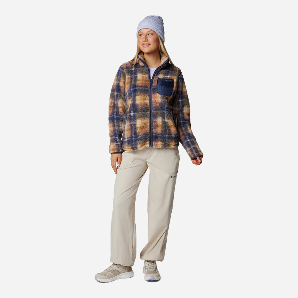 Áo Khoác Nữ Columbia West Bend™ Print Full Zip Ii - Cam - Supersports Vietnam