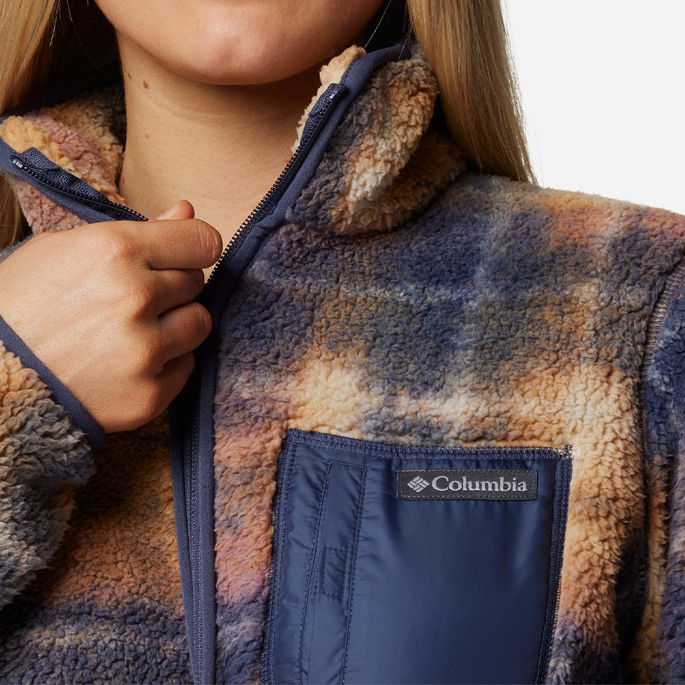 Áo Khoác Nữ Columbia West Bend™ Print Full Zip Ii - Cam - Supersports Vietnam