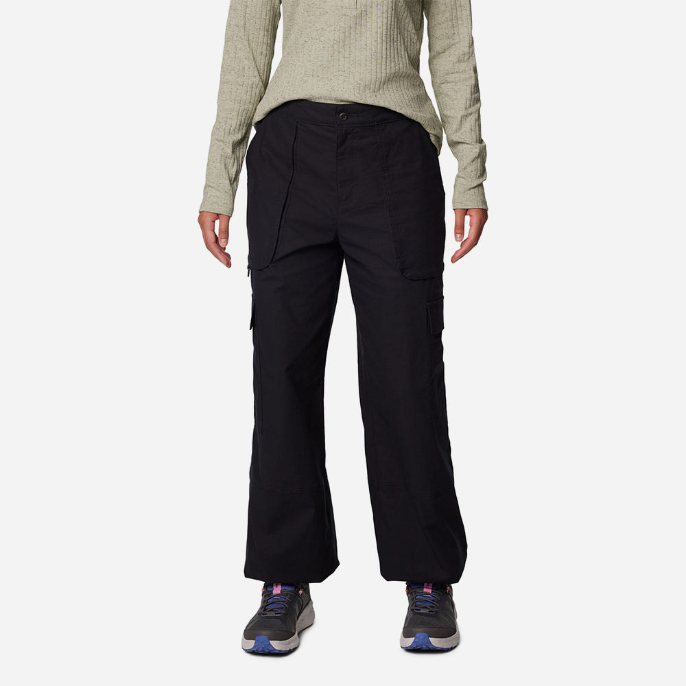 Quần Dài Nữ Columbia Brea Falls™ Cotton Ripstop - Đen - Supersports Vietnam