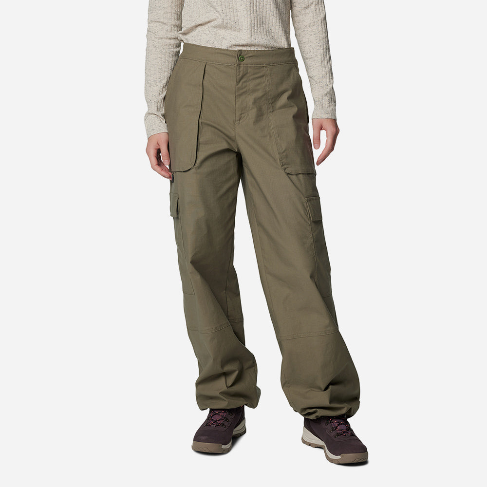 Quần Dài Nữ Columbia Brea Falls™ Cotton Ripstop - Xanh Quân Đội - Supersports Vietnam