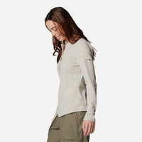 Women's Columbia Brea Falls™ Henley Long Sleeve Tee - Gray