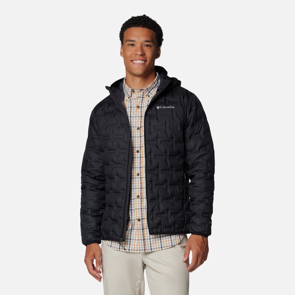 Áo Khoác Nam Columbia Delta Ridge™ II Down Hooded - Đen - Supersports Vietnam