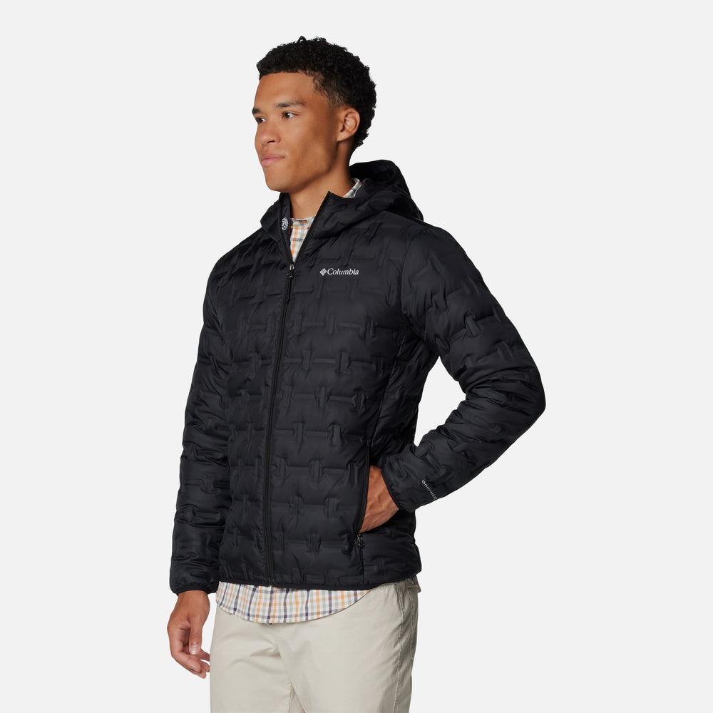 Áo Khoác Nam Columbia Delta Ridge™ II Down Hooded - Đen - Supersports Vietnam