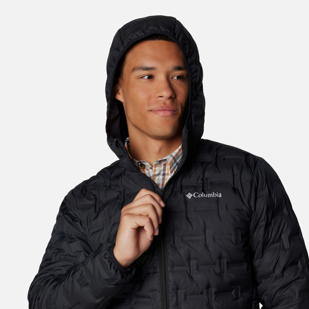 Áo Khoác Nam Columbia Delta Ridge™ II Down Hooded - Đen - Supersports Vietnam