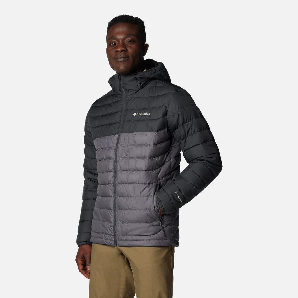 Áo Khoác Nam Columbia Powder Lite™ II Hooded - Xám - Supersports Vietnam