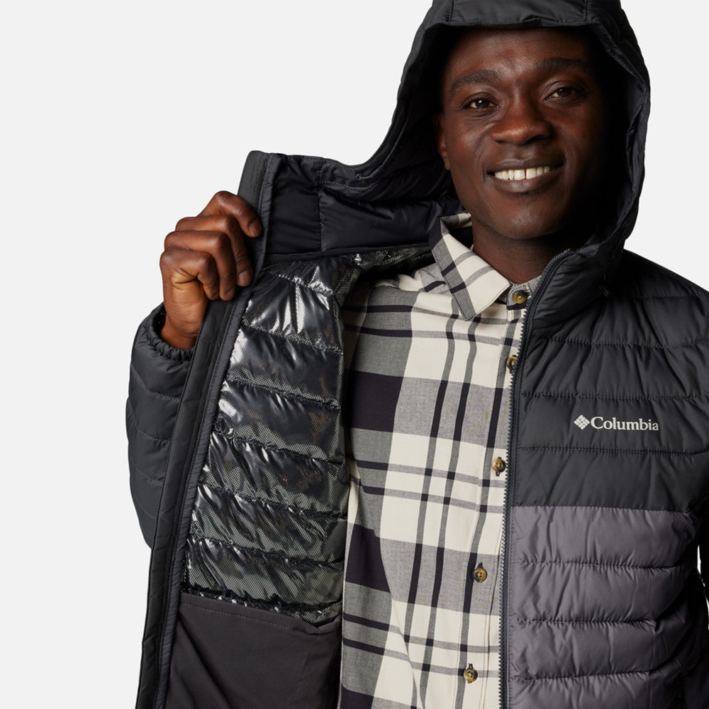 Áo Khoác Nam Columbia Powder Lite™ Ii Hooded - Xám - Supersports Vietnam