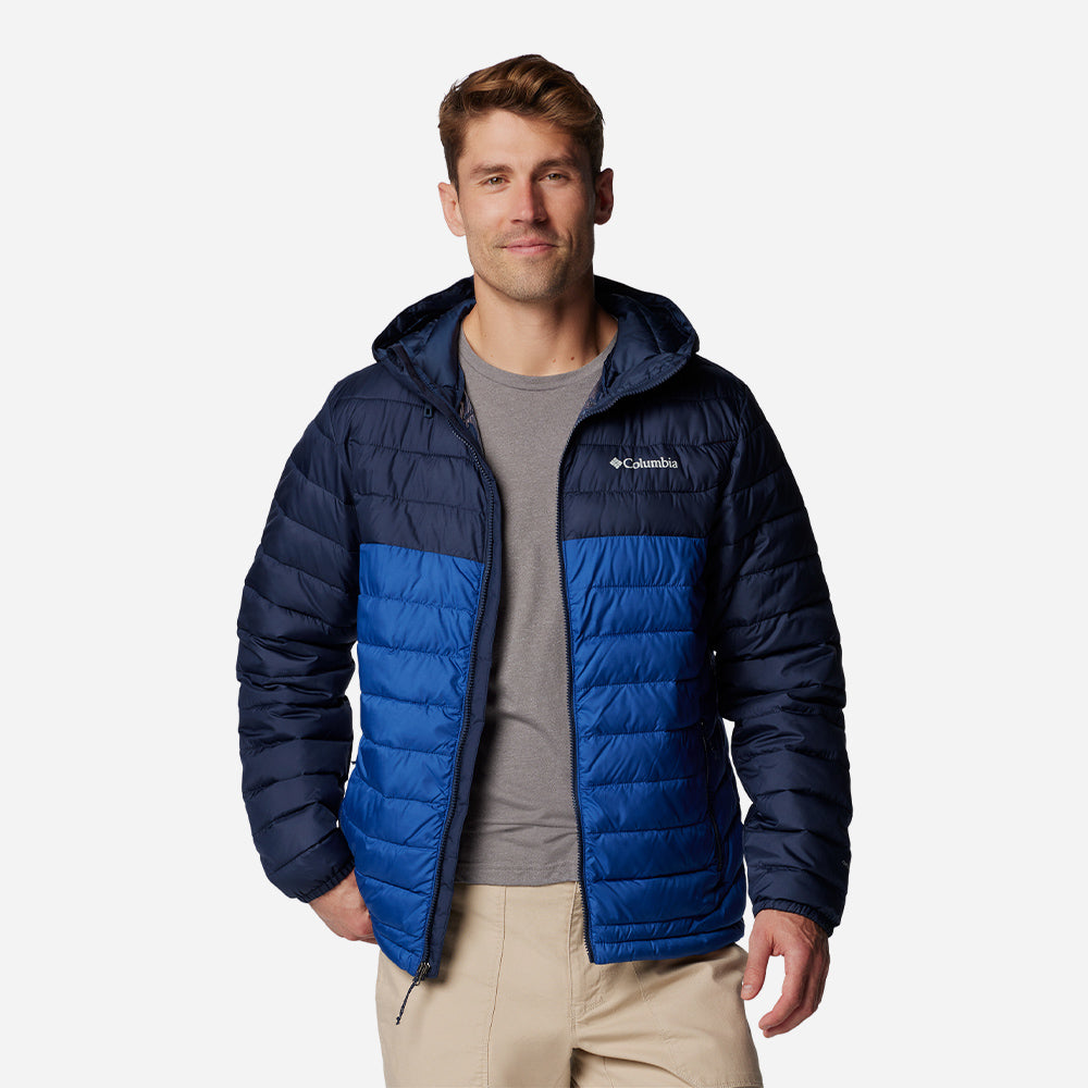 Áo Khoác Nam Columbia Powder Lite™ Ii Hooded - Xanh Dương - Supersports Vietnam