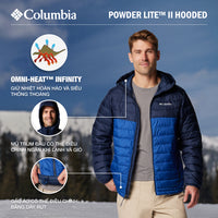 Áo Khoác Nam Columbia Powder Lite™ Ii Hooded - Xanh Dương - Supersports Vietnam