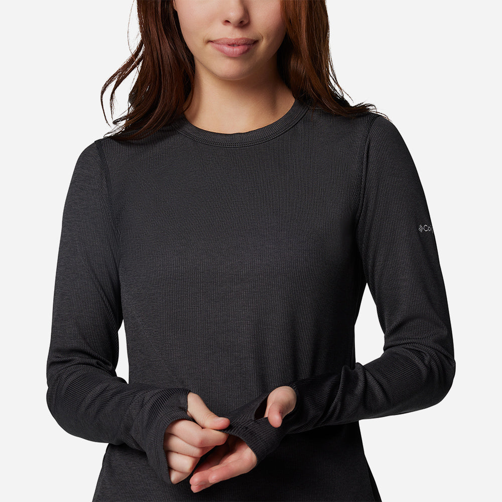 Áo Thun Tay Dài Nữ Columbia Boundless™ Days Knit - Đen - Supersports Vietnam