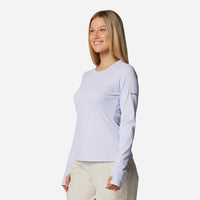 Áo Thun Tay Dài Nữ Columbia Boundless™ Days Knit - Tím - Supersports Vietnam