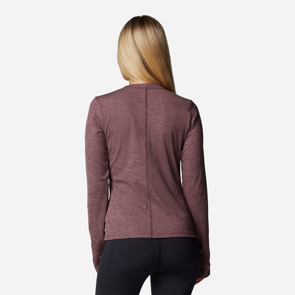 Áo Thun Tay Dài Nữ Columbia Boundless™ Days Knit - Tím - Supersports Vietnam