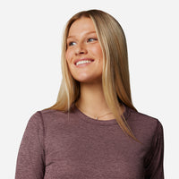 Áo Thun Tay Dài Nữ Columbia Boundless™ Days Knit - Tím - Supersports Vietnam
