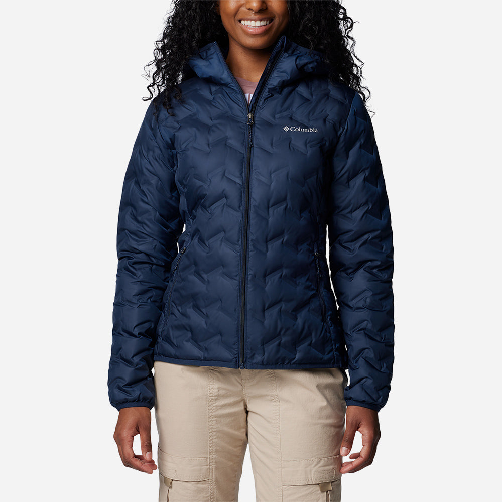 Áo Khoác Nữ Columbia Delta Ridge™ Ii Down Hooded - Xanh Navy - Supersports Vietnam