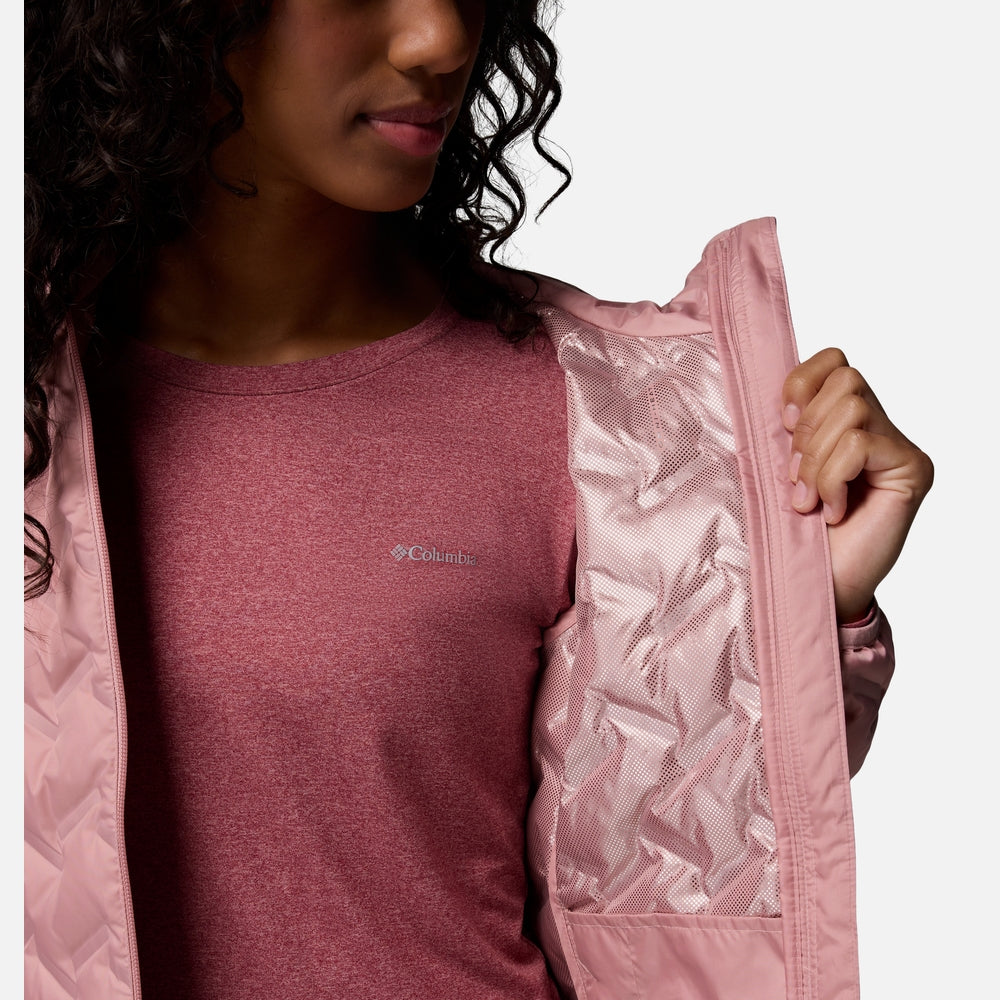 Áo Khoác Nữ Columbia Delta Ridge™ Ii Down Hooded - Hồng - Supersports Vietnam