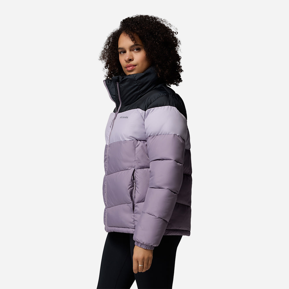 Áo Khoác Nữ Columbia Puffect™ II Colorblock - Tím - Supersports Vietnam