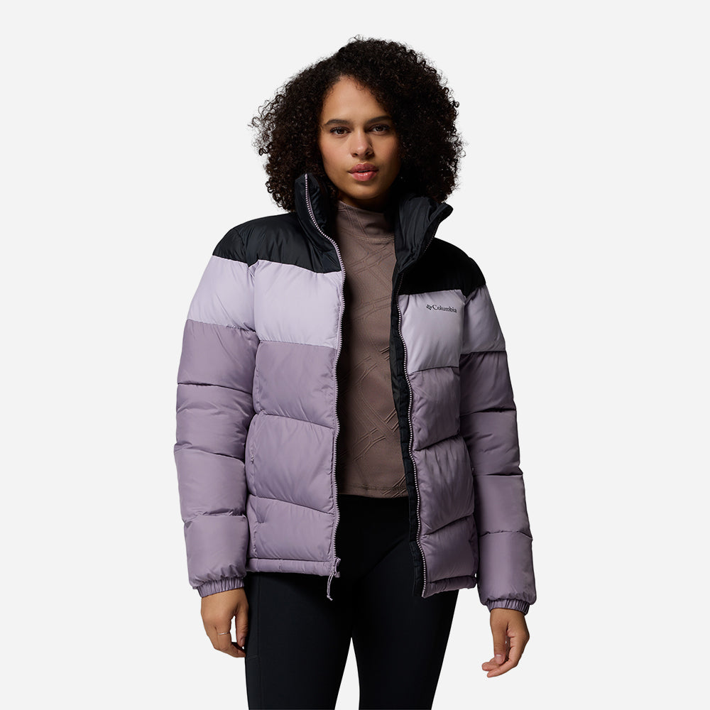 Áo Khoác Nữ Columbia Puffect™ Ii Colorblock - Tím - Supersports Vietnam